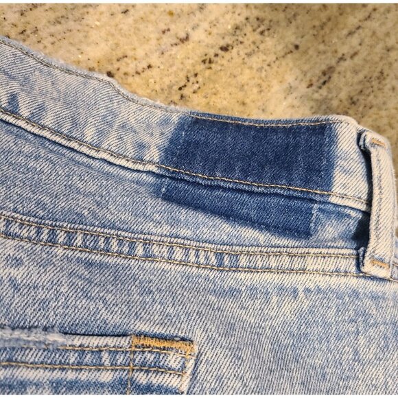 Abercrombie & Fitch The 90s Straight Ultra High Rise Jeans Crossover Size 37/24L - Picture 15 of 16